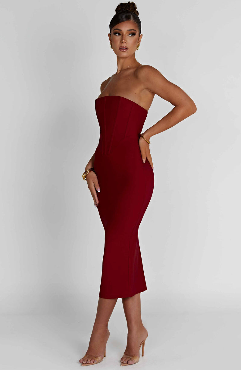 Amore Midi Dress - Red