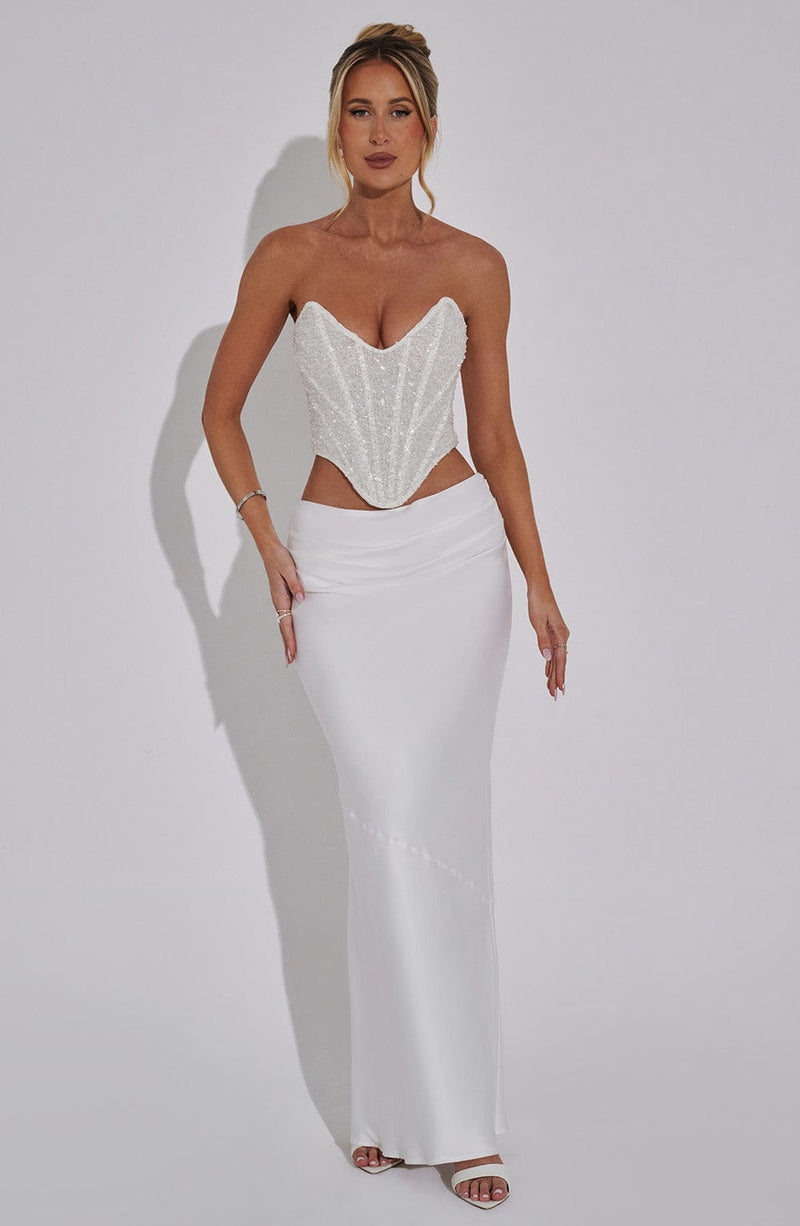 Bernadette Maxi Skirt - Ivory