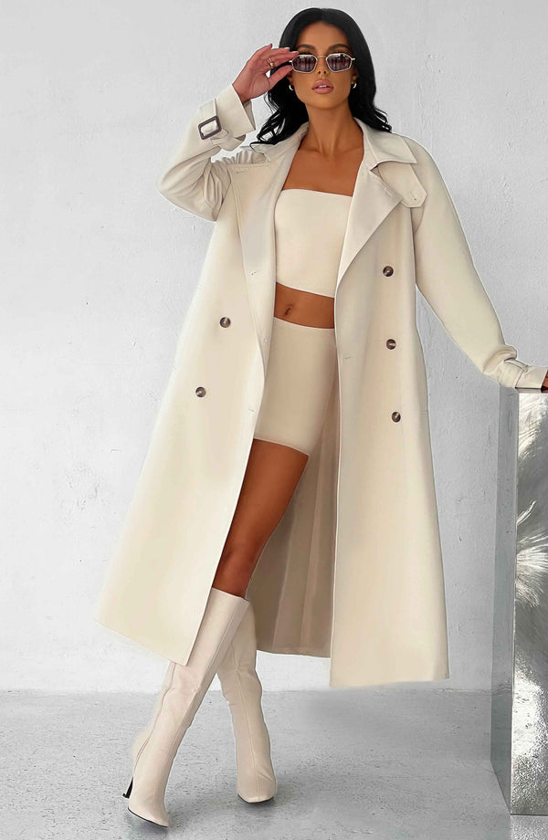 Camila Trench Coat - Sand