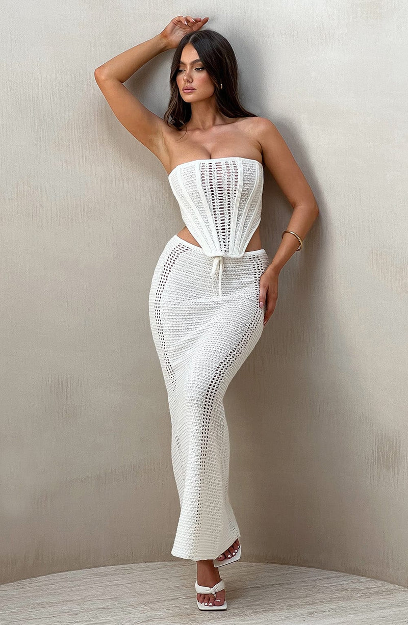 Carly Corset - White