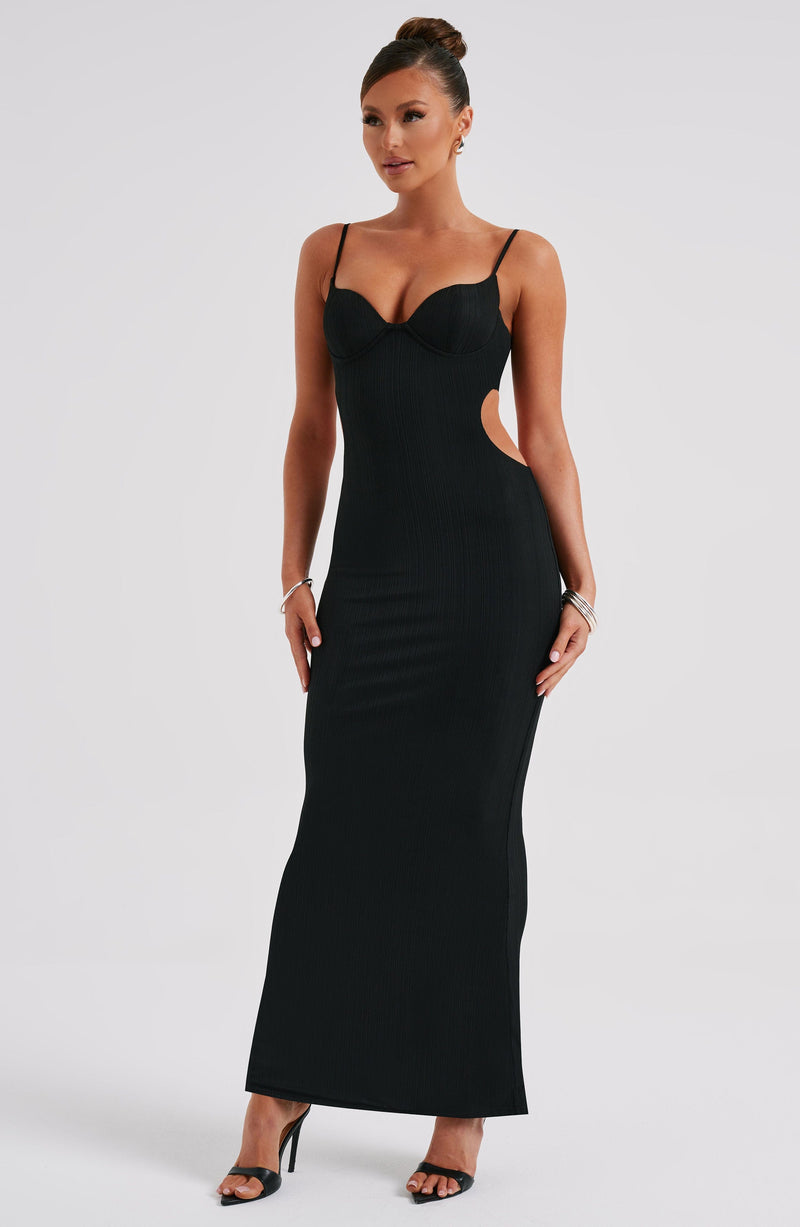 Celine Maxi Dress - Black