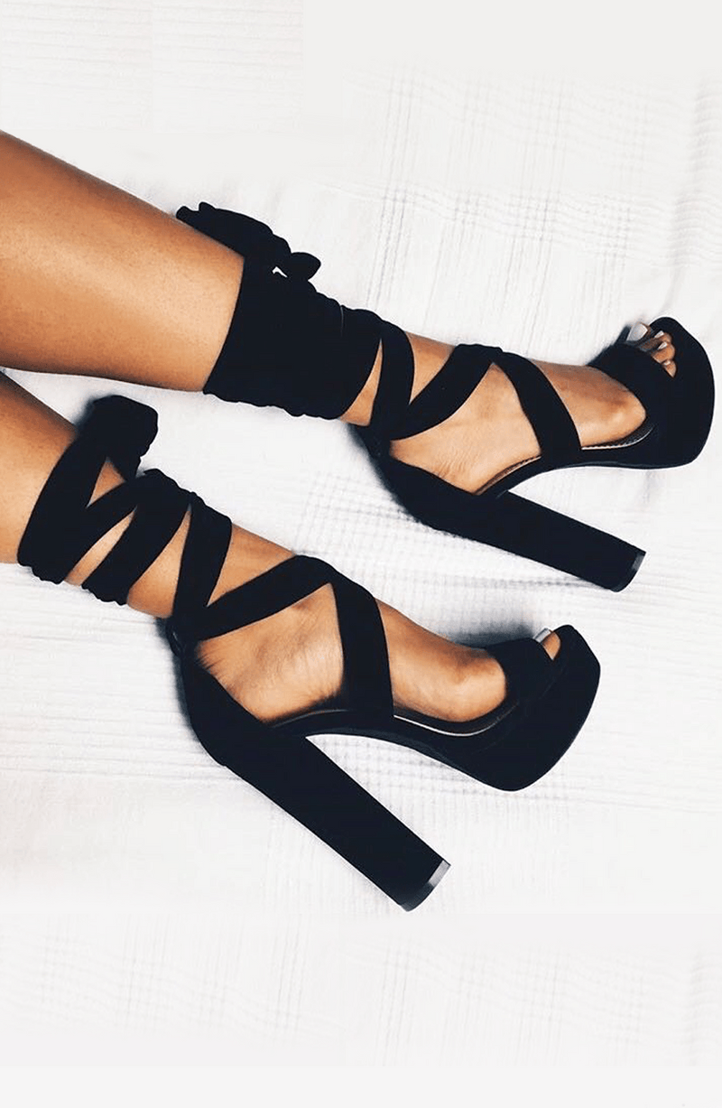 Danica Block Heels - Black