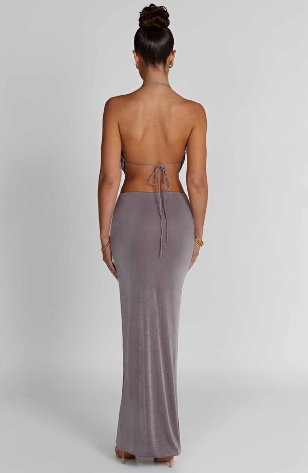 Fifi Maxi Skirt - Charcoal