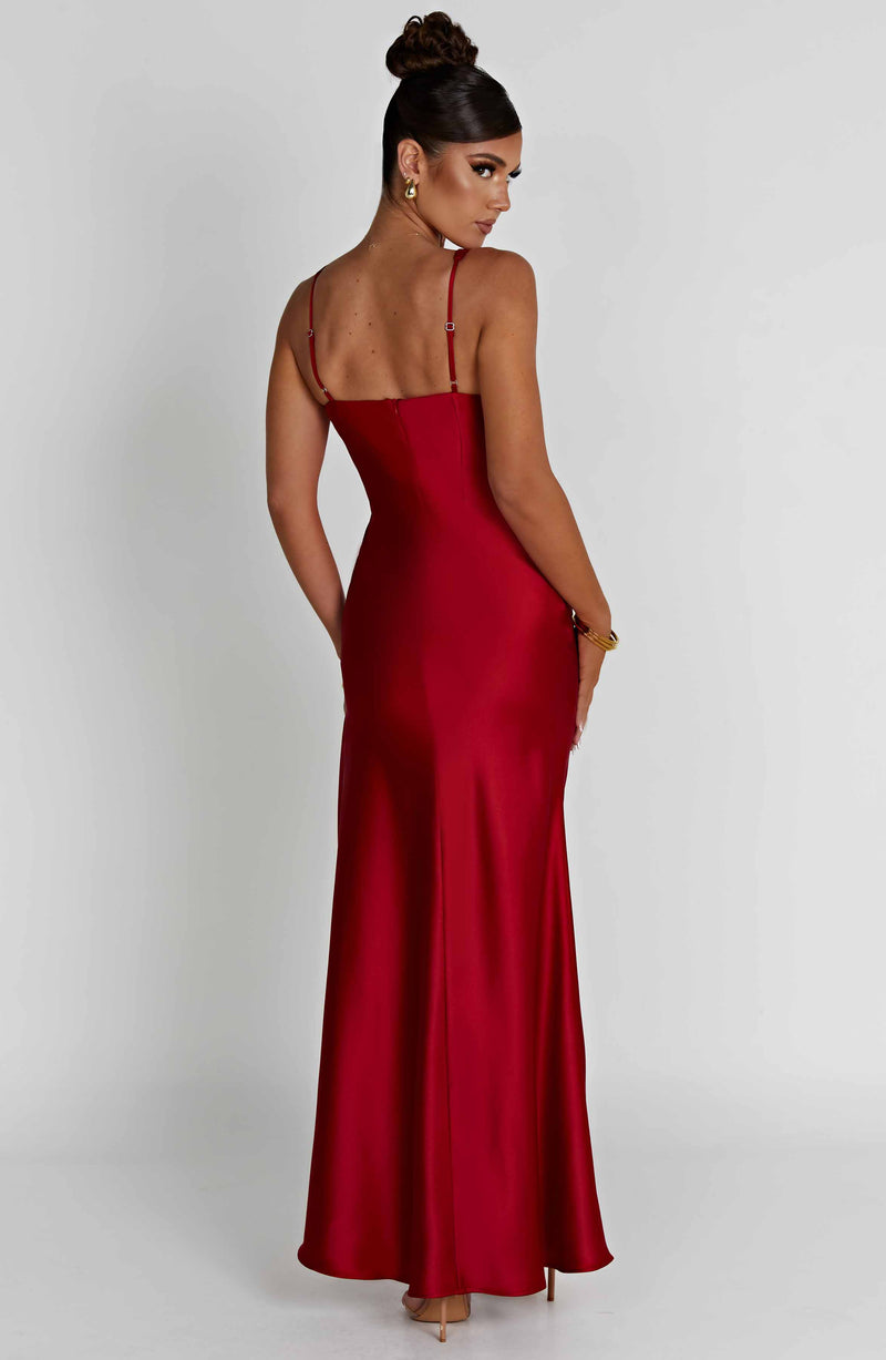 Hayley Maxi Dress - Red