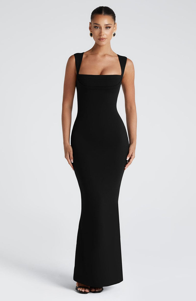 Helena Maxi Dress - Black