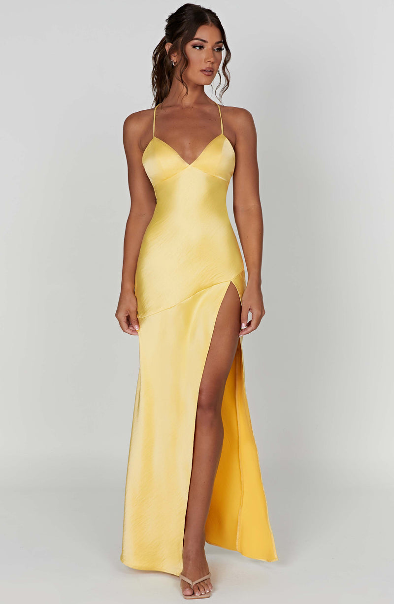 Isobel Maxi Dress - Lemon