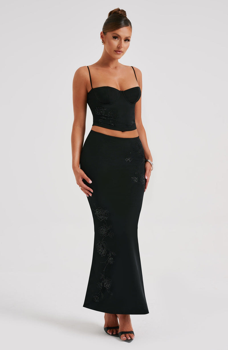 Izi Maxi Skirt - Black