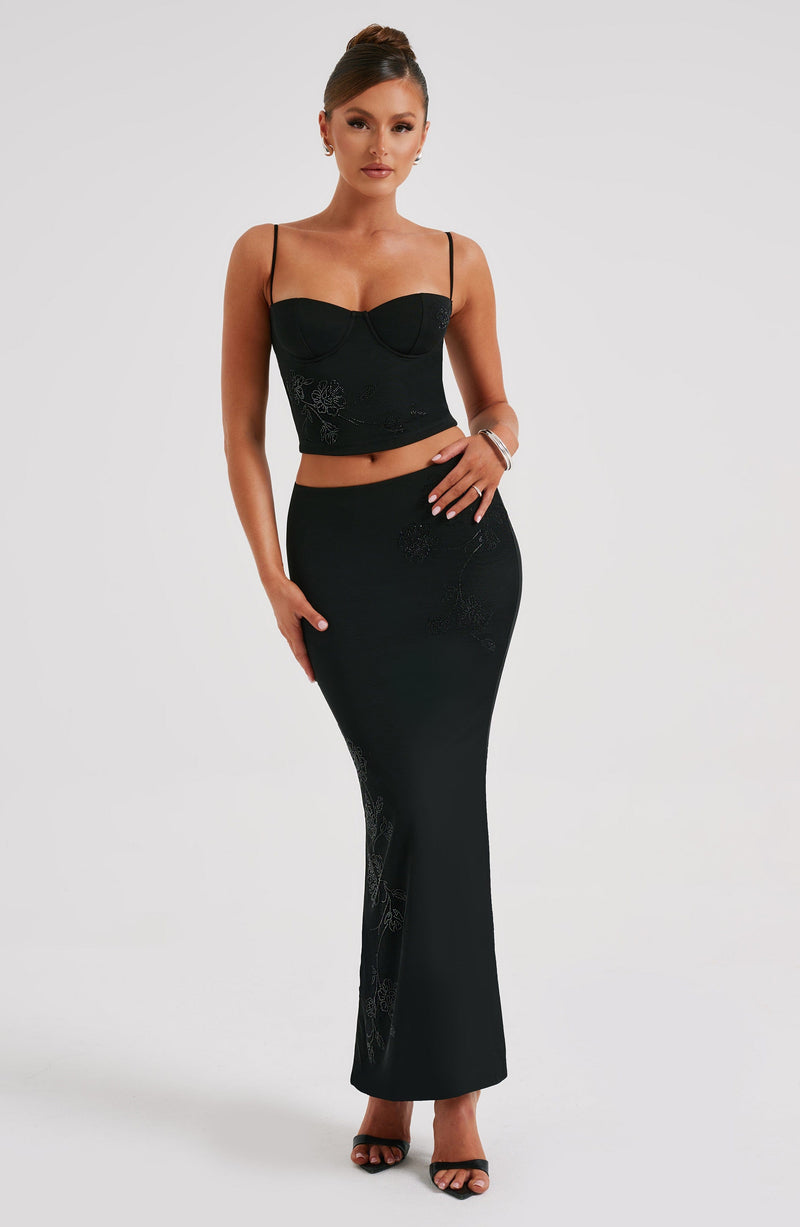 Izi Maxi Skirt - Black