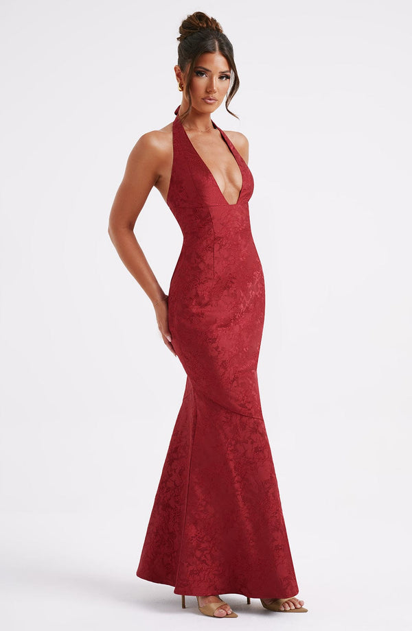 Josephine Maxi Dress - Red