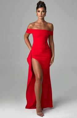 Joyce Maxi Dress - Red