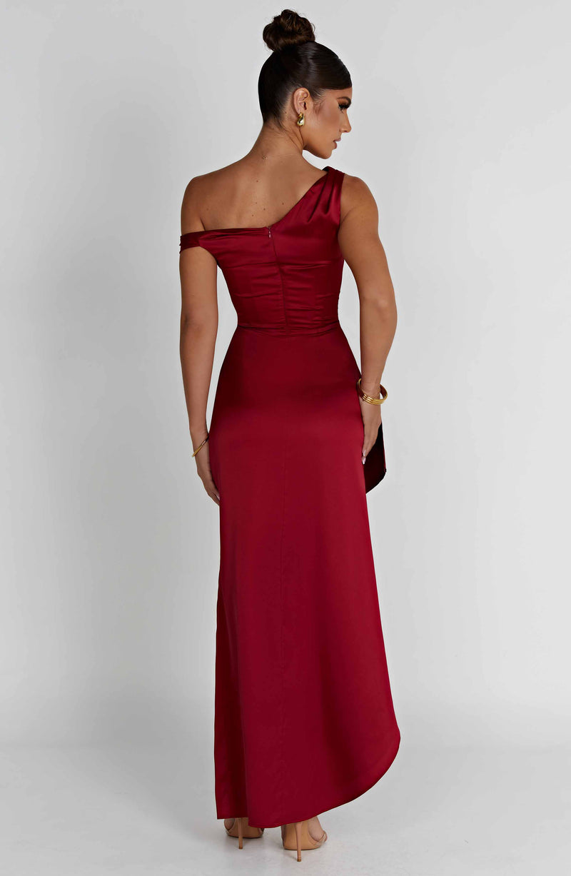 Juliene Maxi Dress - Wine