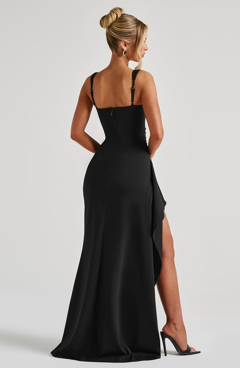 Katana Maxi Dress - Black