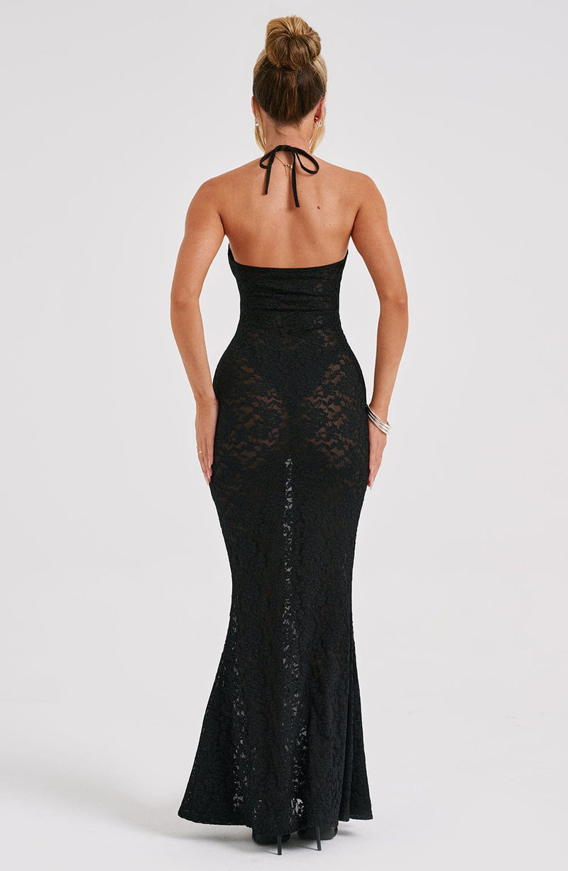 Leilina Maxi Dress - Black