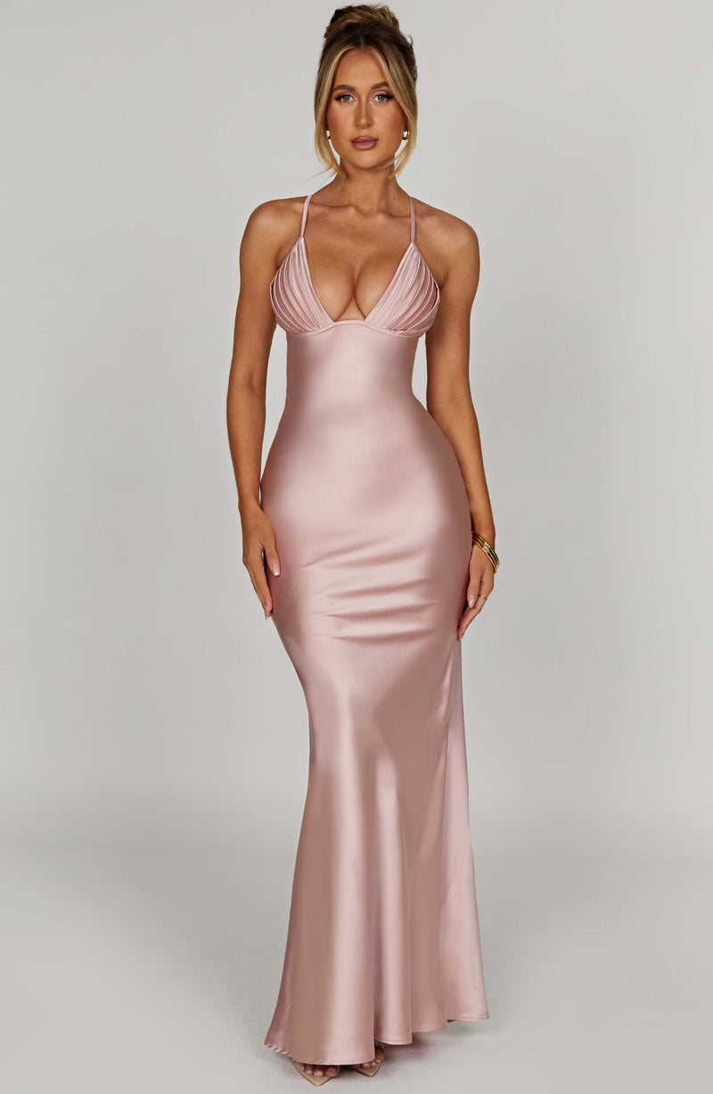 Miriam Maxi Dress - Blush