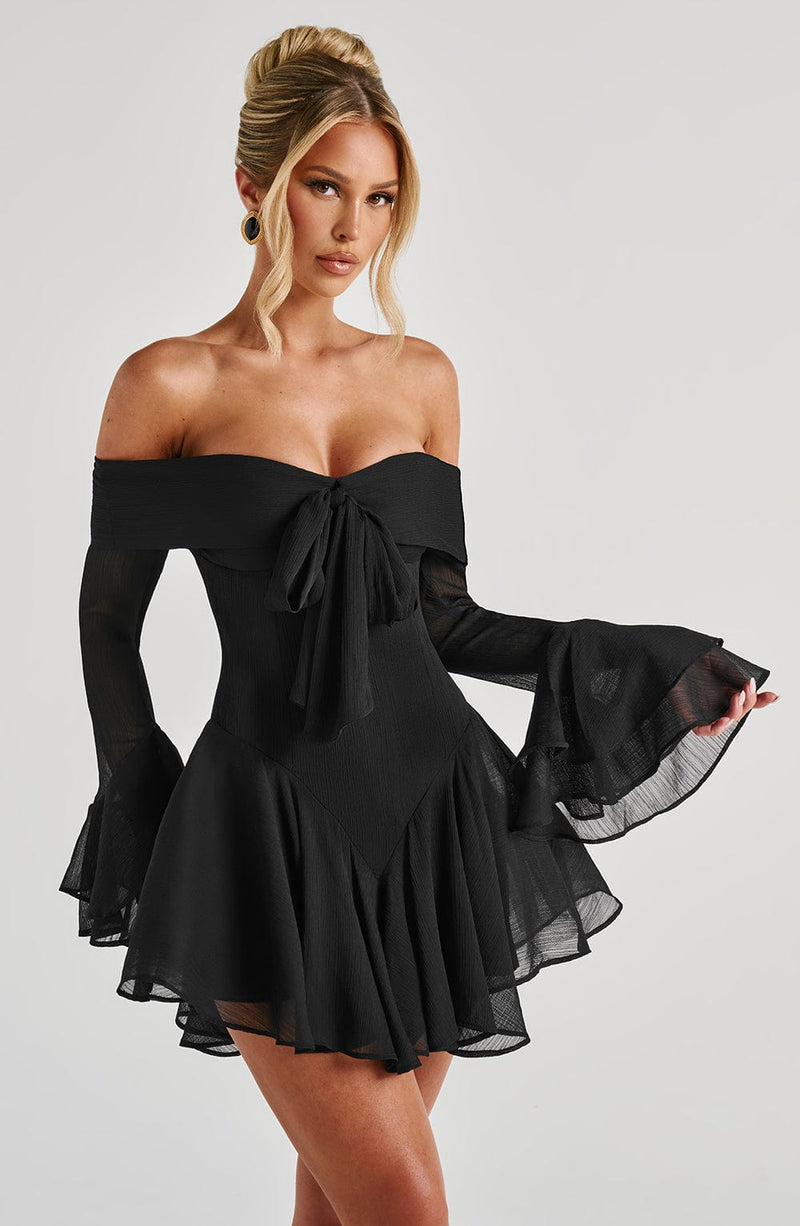 Nerissa Playsuit - Black