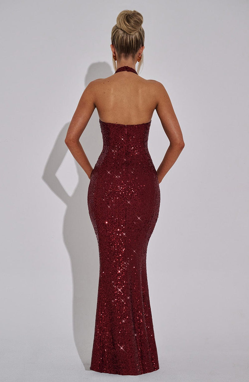 Odette Maxi Dress - Wine