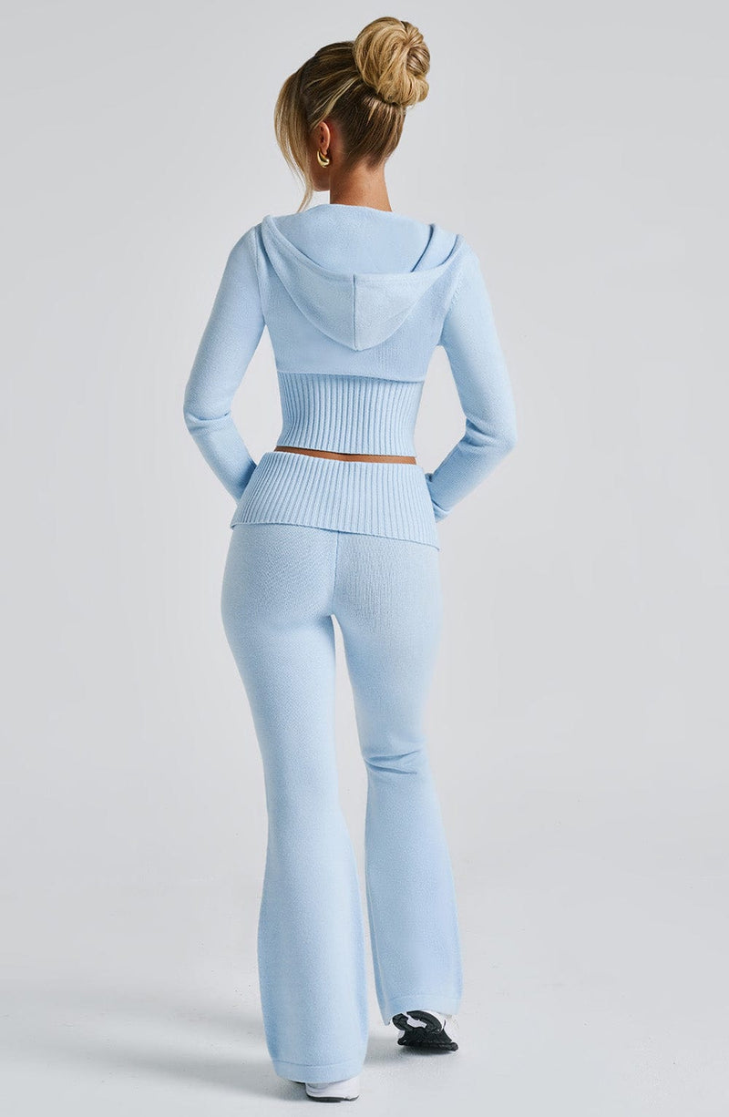 Portia Knit Pants - Baby Blue