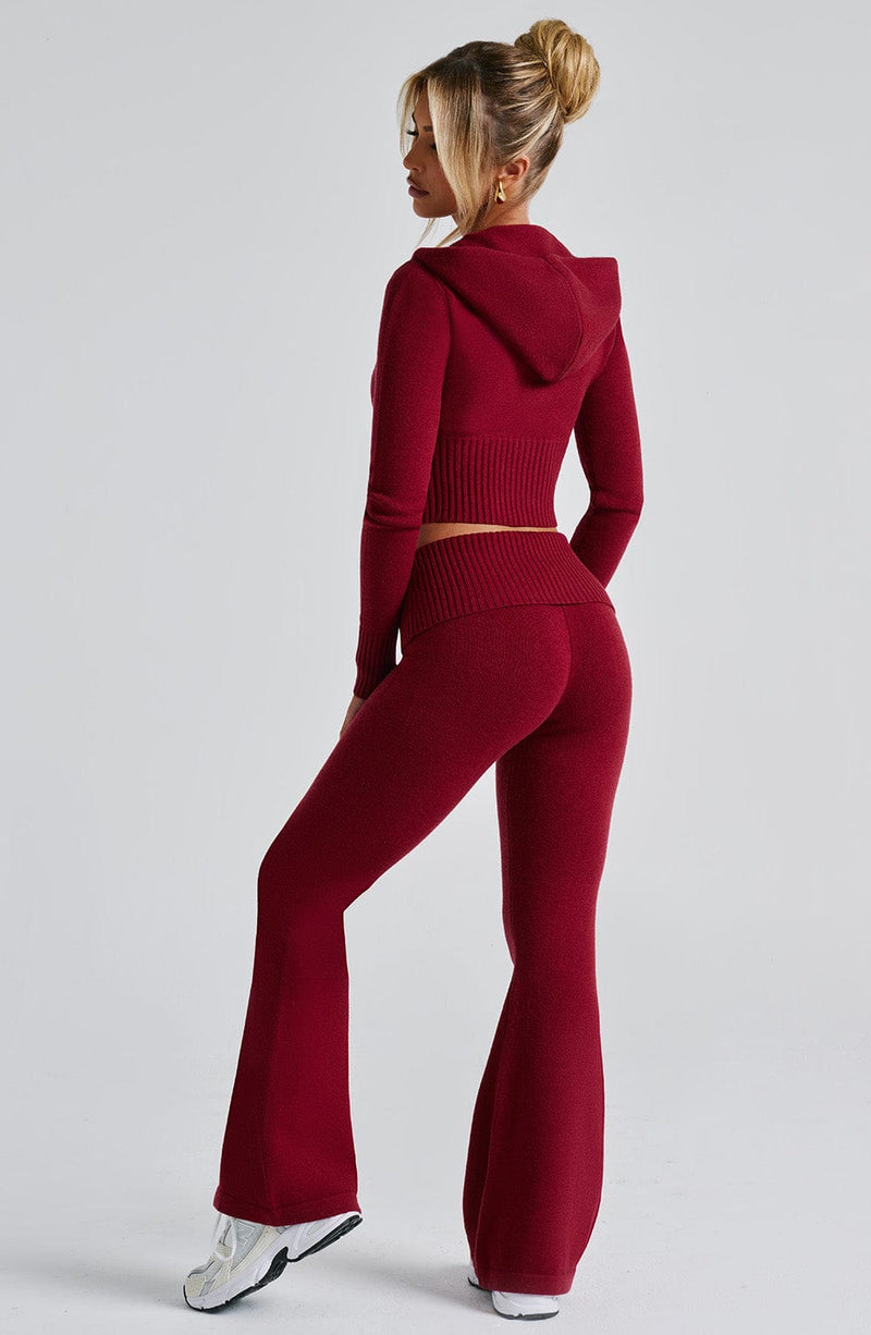 Portia Knit Pants - Red