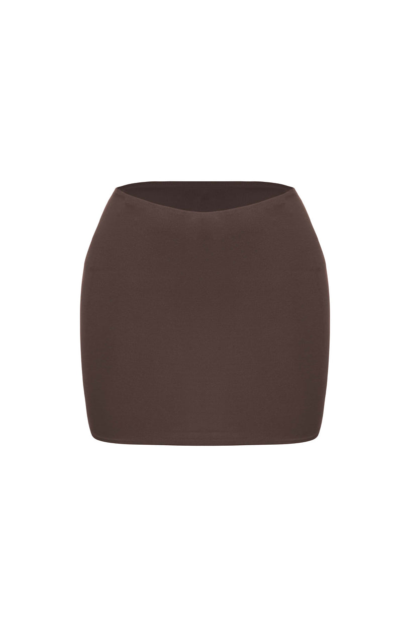 Rein Mini Skirt - Chocolate