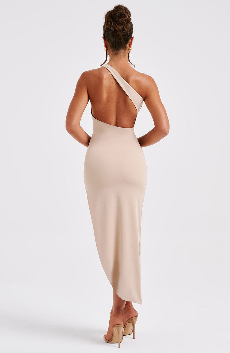 Saffira Midi Dress - Nude