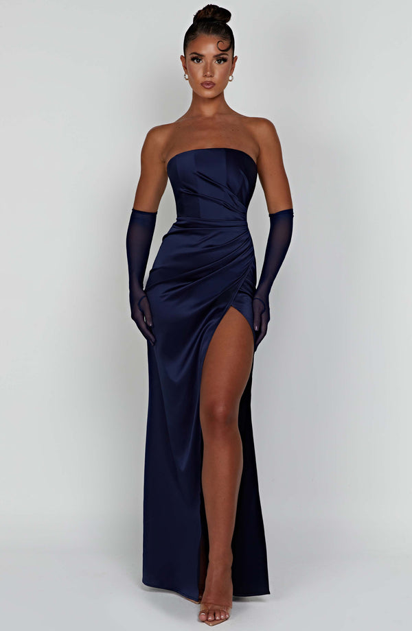 Safiya Maxi Dress - Navy