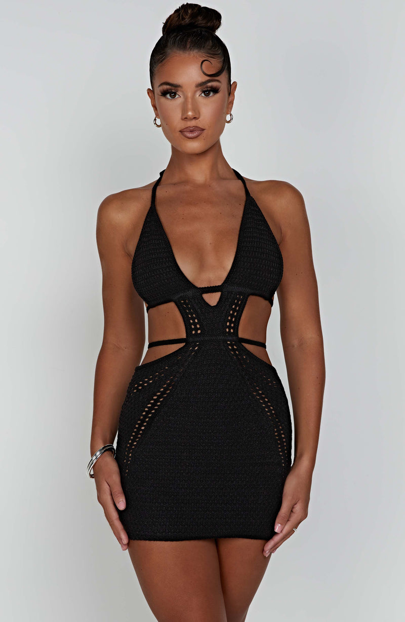 Selena Mini Dress - Black