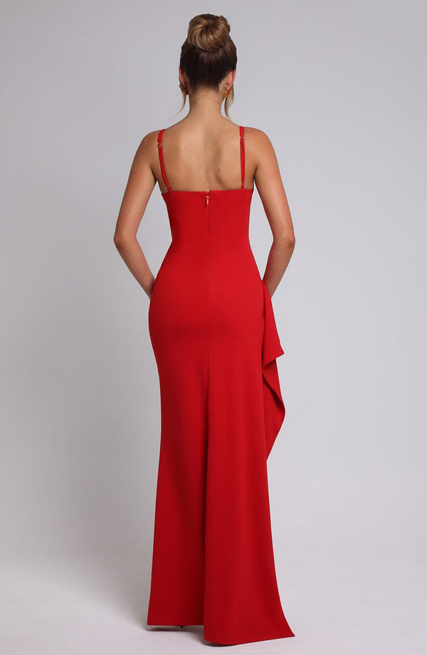 Violetta Maxi Dress - Red