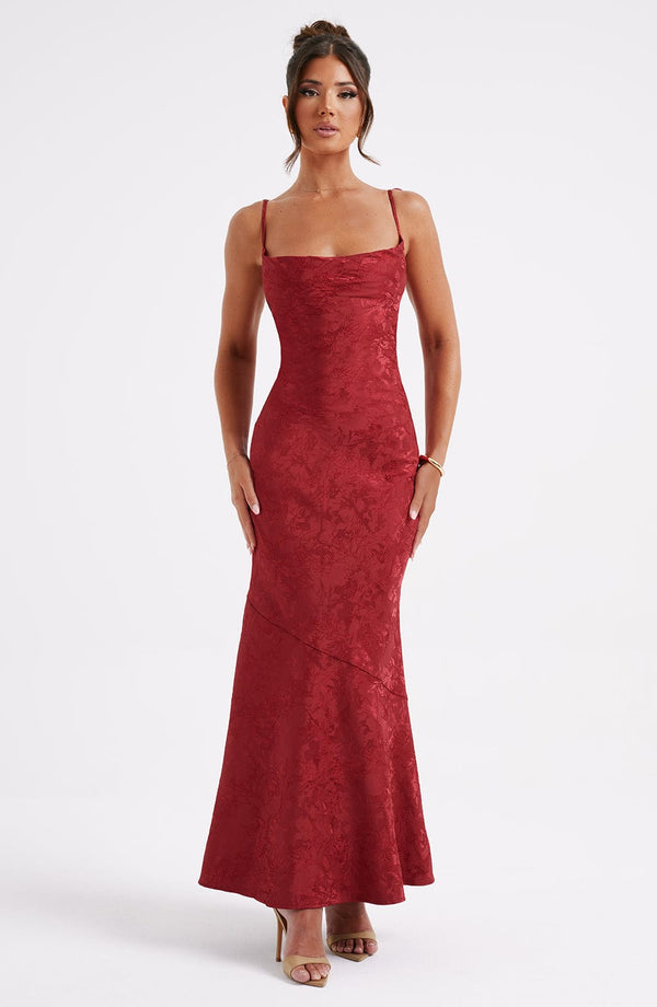 Whitney Maxi Dress - Red