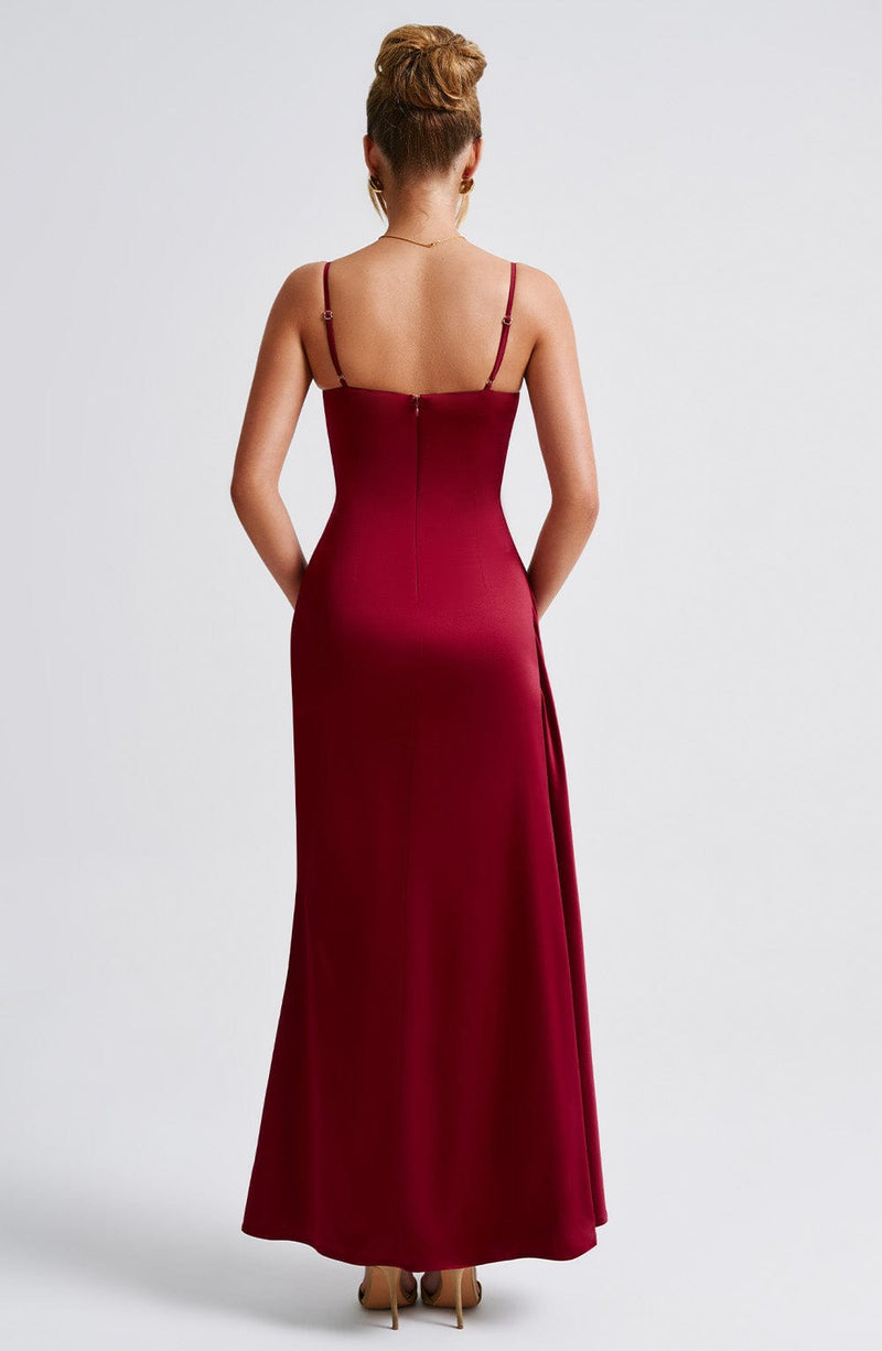 Winona Maxi Dress - Burgundy