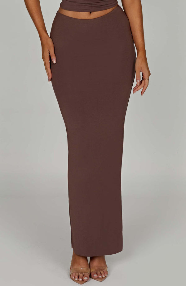 Yazmin Maxi Skirt - Chocolate